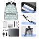 thumbnail image 4 of Disketp White Swan Mochila Ligera Clásica con Múltiples Bolsillos, Mochila Casual para Hombre y Mujer, Ideal para Escuela, Trabajo y Viajes, 4 of 6