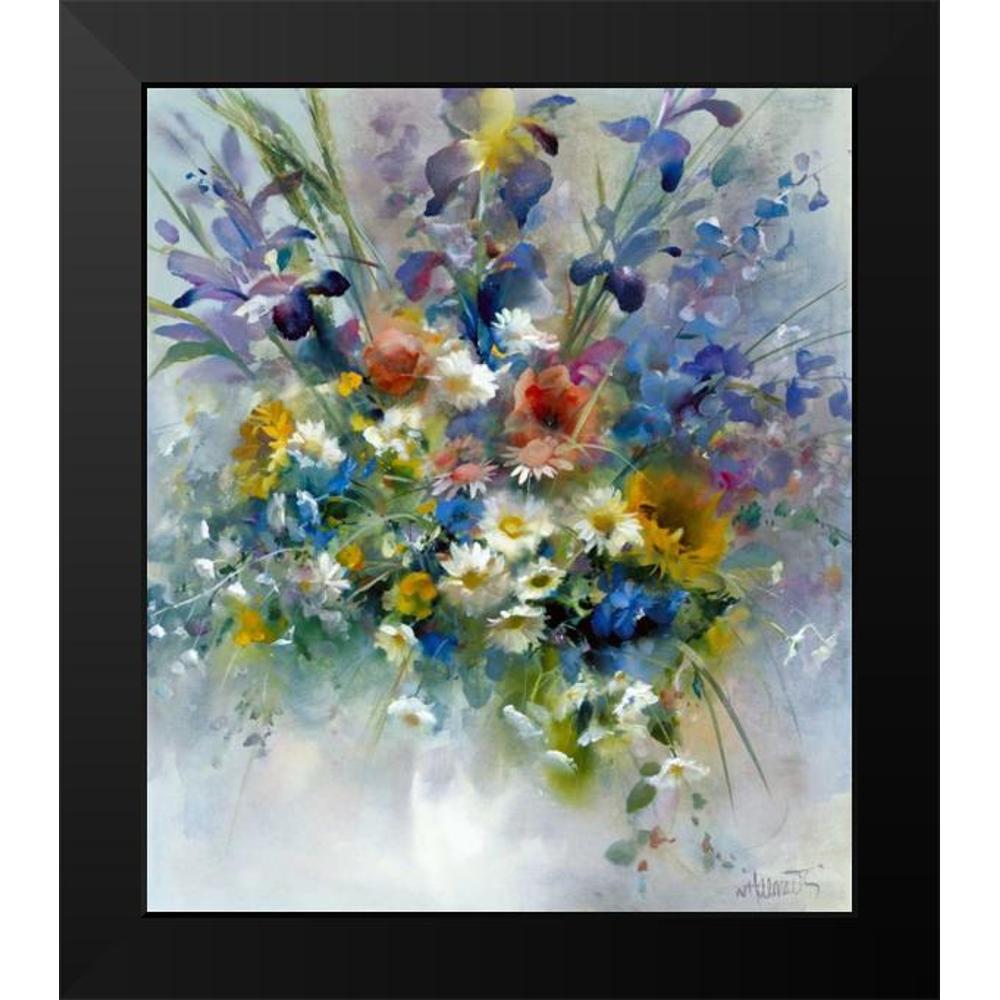Haenraets, Willem 26x30 Black Ornate Wood Framed with Double
