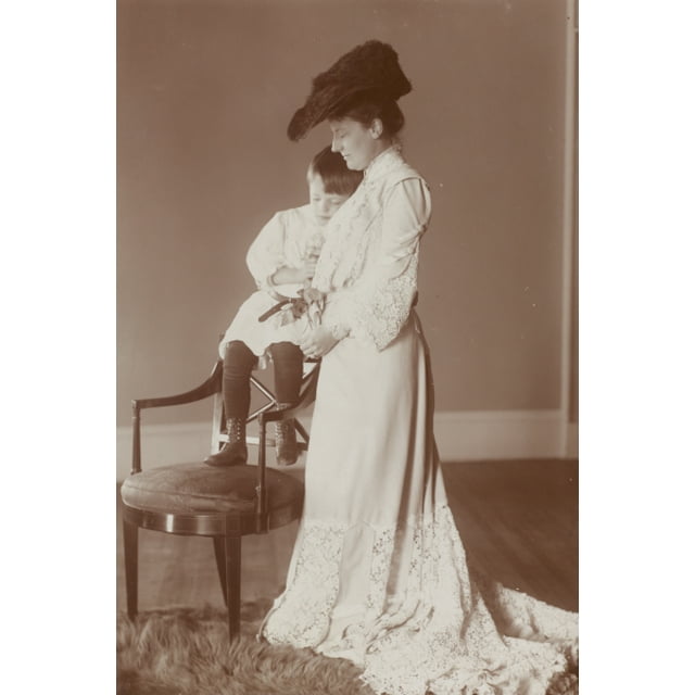 Print: Edith Kermit Carow Roosevelt, Full-Length Portrait, Standing ...