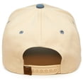 thumbnail image 3 of Funky Junque Trucker Hat – Vintage Snapback Baseball Cap - Denim/Beige, 3 of 5