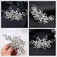 thumbnail image 3 of Wedding Hair Clip Bridal Diamante Hair Comb Crystal Pearl Hair Comb Wedding Hair Accessory Decorative Wedding Hair Comb Hair Accessories For Br (d-4-), 3 of 5