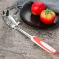 thumbnail image 3 of Cooking Utensils Stainless Steel Spaghetti Spoon with Non Handle Hanging Ring Holes Heat Kitchen Tool for Pasta Serving and Cooking, 3 of 3