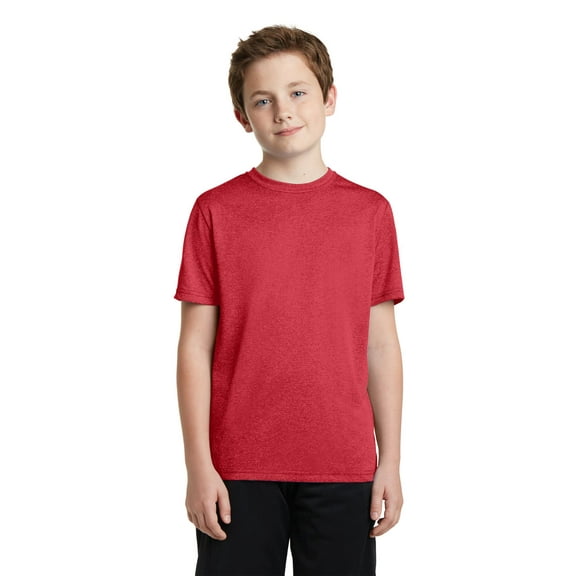 Sport-Tek YST360 Child Heather Contender Tee Workout Shirt