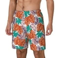 thumbnail image 2 of Balery Hawaiian Style Mens Swim Trunks Swim Shorts for Men Quick Dry Inseam Beach Shorts with Compression Liner Pocket-Medium, 2 of 9