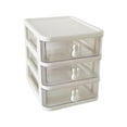 thumbnail image 2 of Countertop Organizer with Transparent Drawers Storage Box Large Capacity Multifunctional Cute Rabbit Decor for Jewelry, Sewing Supplies White, 2 of 10