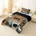 thumbnail image 2 of Erosebridal Retro Camper Kids Twin Comforter Sets,Happy Camping Initial Letter M Theme Bedding Set For Boys Men,Reversible black,2-Piece, 2 of 7