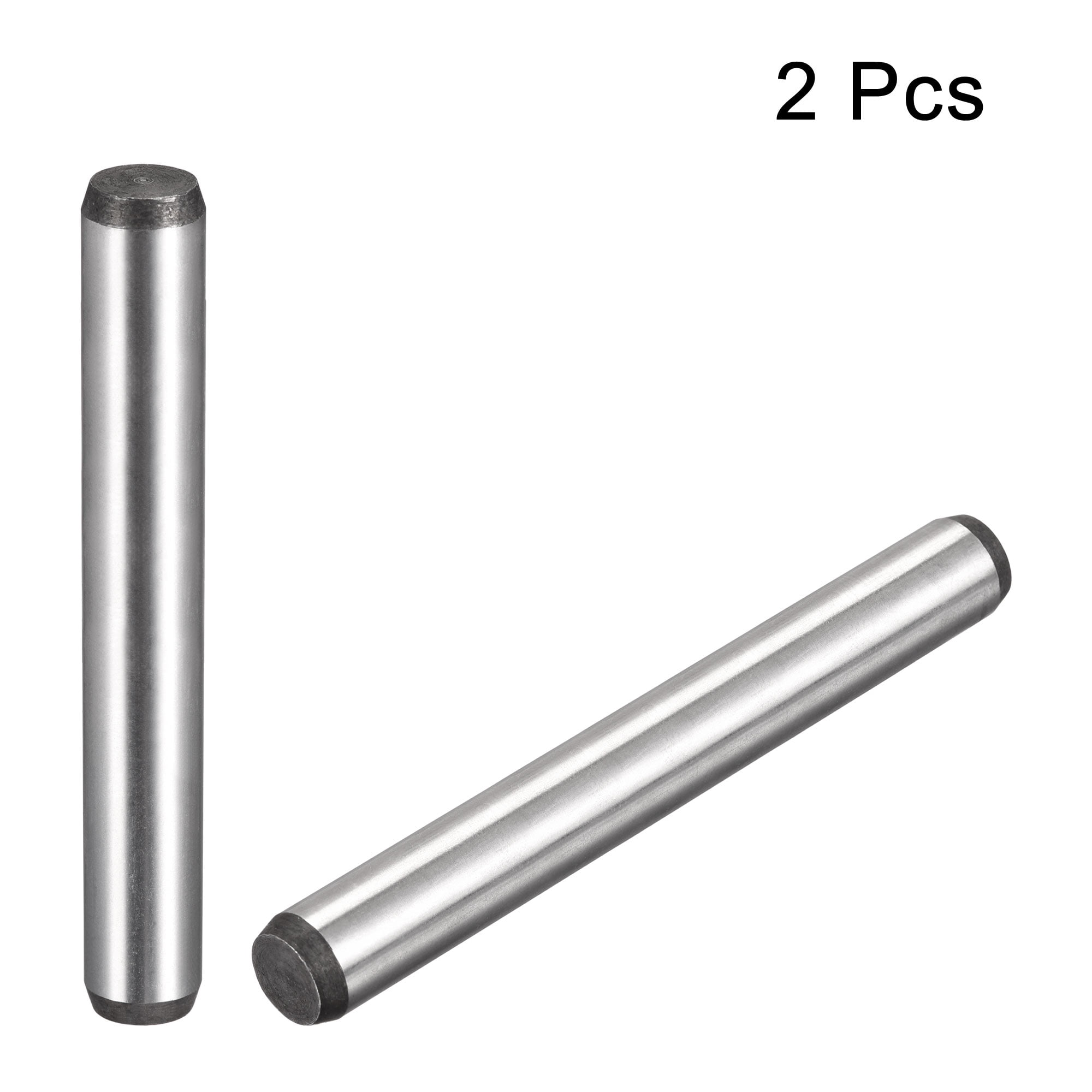 Unique Bargains Heat Treated Alloy Steel Bright Finish Cylindrical Pins 3/8" x 2-1/2"