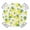 Yellow, variant on Blue Gold Wave Round Tablecloth for 45-54 Inch Tables, Fitted Table Cover with Elastic Edge, Summer Coastal Ocean Stripe Waterproof Outdoor Table Cloth Protector for Patio Garden Dinner Picnic