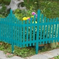 thumbnail image 5 of Mlkoz Garden Fence, Plastic Garden Fence Picket Fence Edgings For Lawns Flowerbeds Plant Borders Decorative Yard Decorative Scenery Road Panels Weather Proof Plastic Garden Fence, Women Gifts, 5 of 6