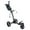 Black/Grey, variant on Axglo V2 Golf Push Cart - 3-Wheel - Patented 1-Step Folding System - Black/Red