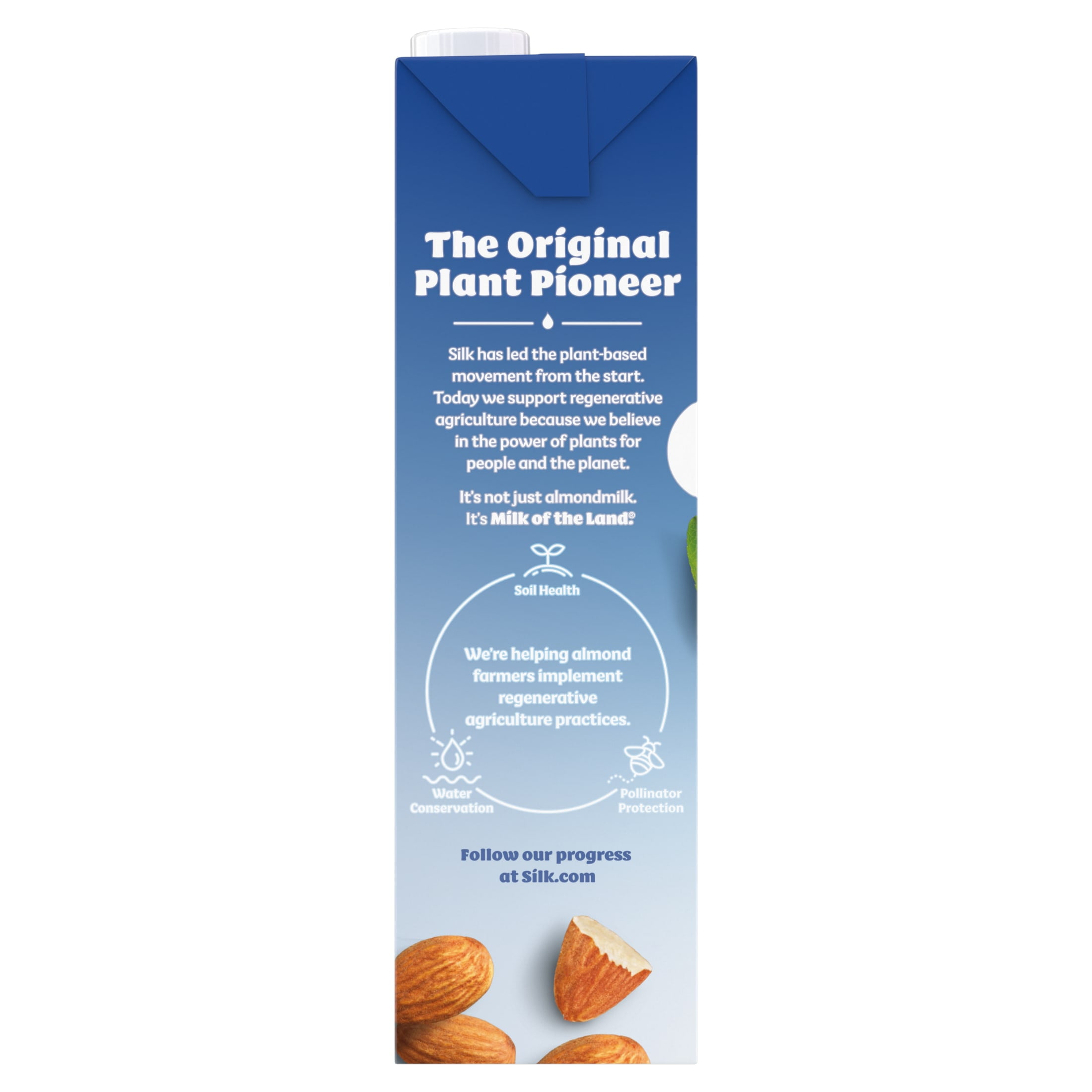(3 pack) Silk Shelf-Stable Unsweetened Vanilla Almond Milk, 1 Quart