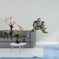 thumbnail image 2 of Colección De Esculturas De Resina De Reno Y Alce Y Estatuas De Búho Para Mueble De Mesa, Boda, Inauguración De La Casa, Sala De Estar, Decoración De Oficina, 2 of 8