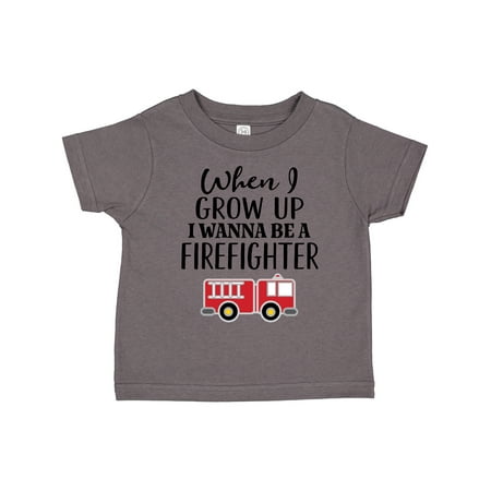 

Inktastic Future Firefighter Kids Fireman Gift Toddler Boy Girl T-Shirt
