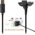 thumbnail image 2 of Xbox 360 Wireless Controller Cable USB Cable Length 150 cm - Black - Compatible Produ, 2 of 5