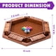 thumbnail image 4 of Juego Shut The Box MNYUN para 2 a 6 jugadores con tablero de madera, 4 of 7