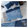 thumbnail image 2 of Edredón Ligero Real Textil + 2 Fundas de Almohada, Juego de Colcha King Size, Color Azul Marino/Azul Grisaceo, 2 of 7