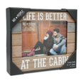 thumbnail image 2 of Pavilion Gift Company Life Is Better At The Cabin Marco De Fotos Independiente De Mdf Horizontal De 9" X 7,25" Soporte Para Fotos De 5" X 7" Marrón, Blanco Y Azul, 2 of 5