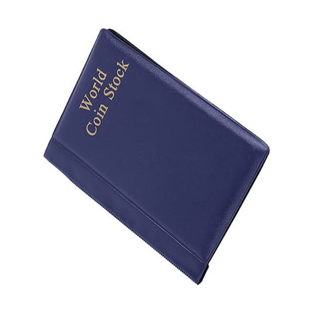 Toystoory Almacenamiento de billetes, bolsillos para libros, carpeta para monedas, colección de álbumes de billetes, hojas de colección, capacidad Almacenamiento y organización del hogar Azul Toystoory HA074053-04
