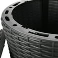 thumbnail image 7 of Noble House Olivo Outdoor Polypropylene Resin Patio Side Table in Dark Gray, 7 of 7