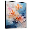 thumbnail image 2 of Designart "Whispering Breeze In Beige And Blue" Abstract Impressionism Floater Framed Canvas Prints, 2 of 5