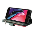 thumbnail image 3 of Compatible with iPhone 8/ 7 Wallet Case with Card Slots PU Leather Zipper Flip Folio Cover, 3 of 5