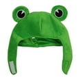 thumbnail image 1 of gorro de rana de peluche, accesorio para cosplay de animales, para mujeres y hombres, fiestas de cumpleaños y vacaciones., 1 of 8