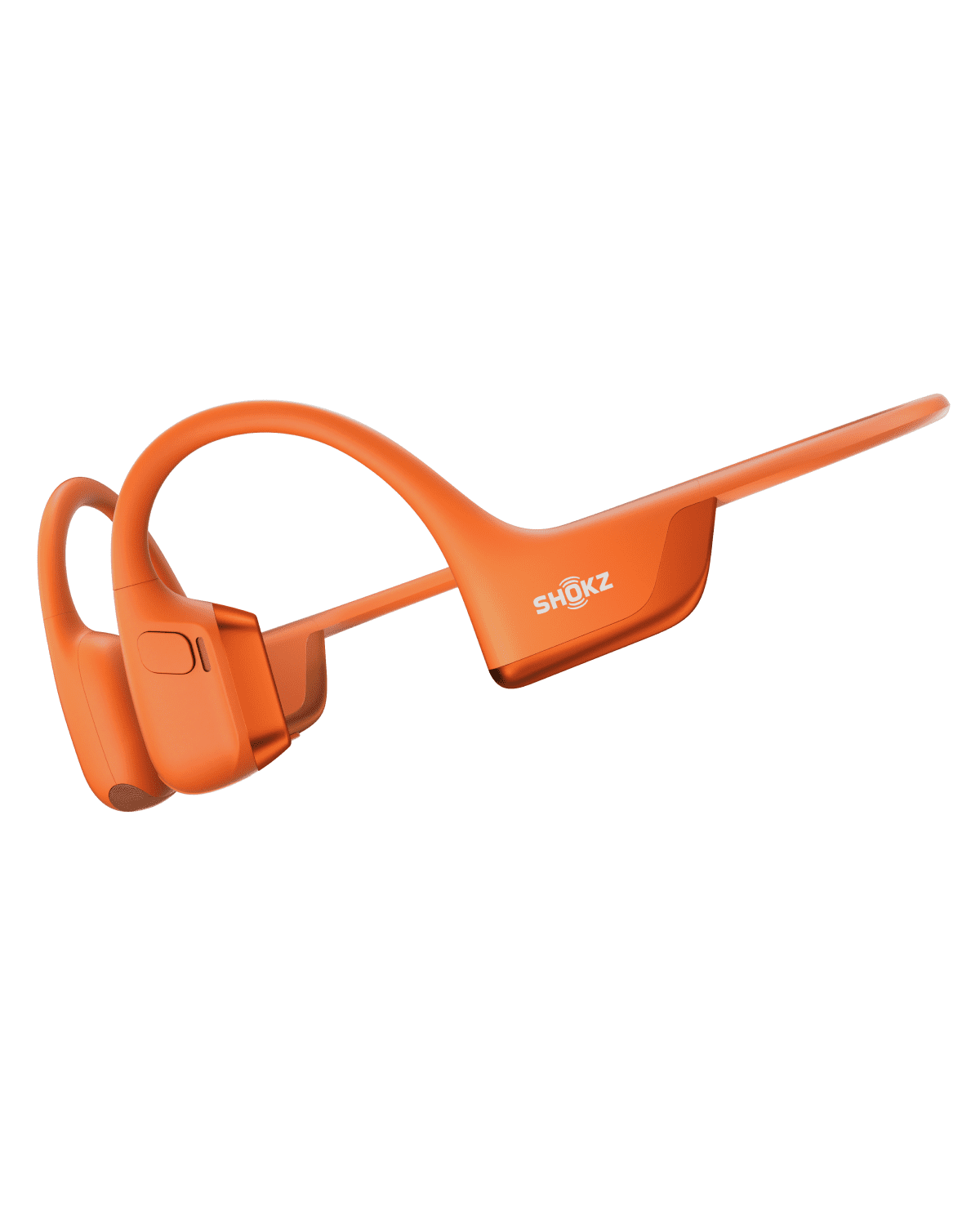 Restored Shokz OpenRun Pro 2- Open-Ear Bone Conduction Sport Headphones, Sweat-Resistant Workout Headphones, 30ft Bluetooth, Secure & Comfortable Fit, Deep Bass, Smart Mic, SHOKZ App, Orange