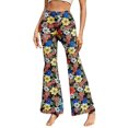 thumbnail image 1 of Pantalons pour Femmes Rétro Évasés Boho pour Carnaval, 1 of 5