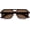 Brown Brown Lens, variant on Retro Polarized Square Aviator Sunglasses for Women Men 70s UV400 Protection Shade SJ2609