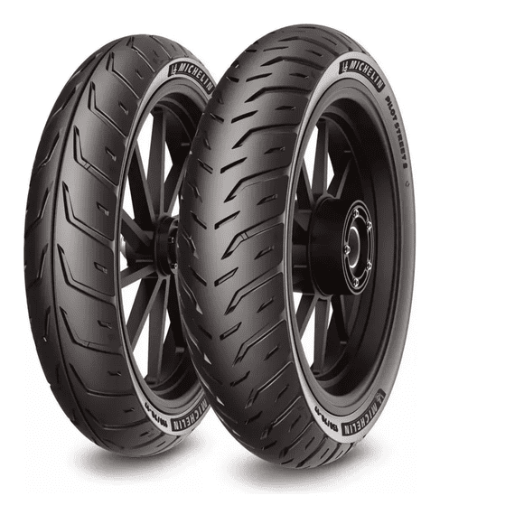 Kit de llantas Michelin 100/80-17 52S y 130/70-17 62S Pilot Street 2