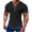 Black, variant on Oxford Shirt for Men Short Sleeve Casual Shirts V Neck Regular Fit Tops Dress Shirts for Hiking Fishing, Summer Wedding Shirt with Pocket Flex Relaxed Men's Shirts