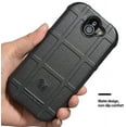thumbnail image 4 of Nakedcellphone Compatible with Case Kyocera Duraforce Pro 2, [Black] Special Ops Tactical Armor Rugged Shield Flexible Cover [Anti-Fingerprint, Matte Texture], 4 of 8
