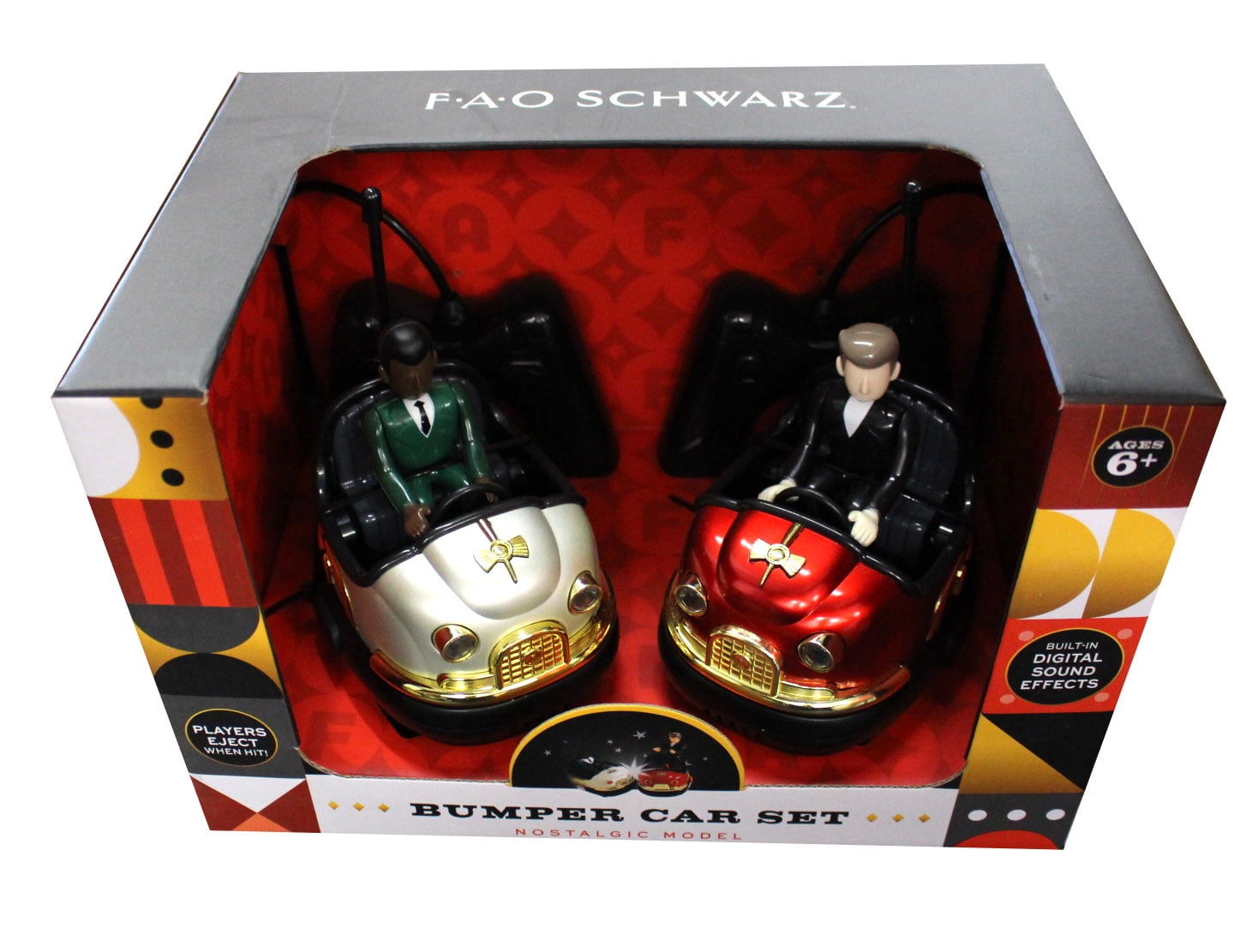 FAO Schwarz Bumper Car Set Nostalgic Model Walmart