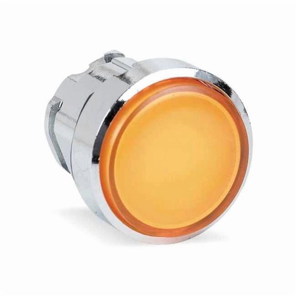 Schneider Electric Illuminated Push Button Operator, 22 mm, Yellow ZB4BH53