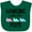 Green, variant on Inktastic Easter Hanging with My Peeps Pastel Bunnies Boys or Girls Baby Bib