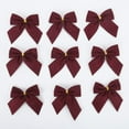 thumbnail image 6 of Fabric Christmas Bows 10PCS Various Styles Lightweight for Christmas Tree Garland Decoration, 6 of 8