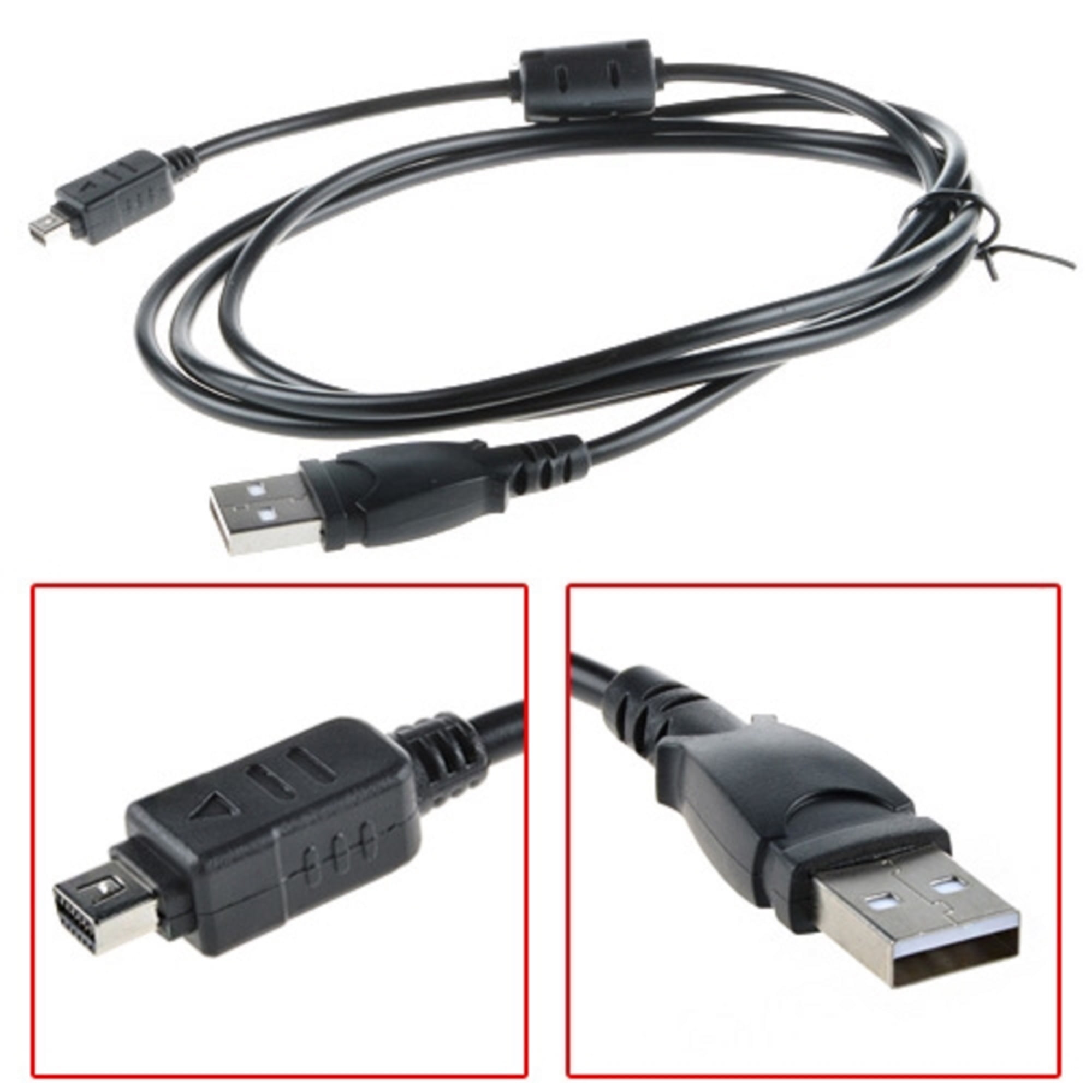 K-MAINS USB DC Charger Data SYNC Cable Cord Replacement for Olympus Tough  TG310 TG320 TG610 Camera 