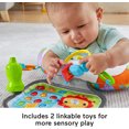 thumbnail image 4 of Fisher-Price Littlest Gamer Tummy Wedge with 2 Linkable Baby Toys for Newborns, 4 of 6