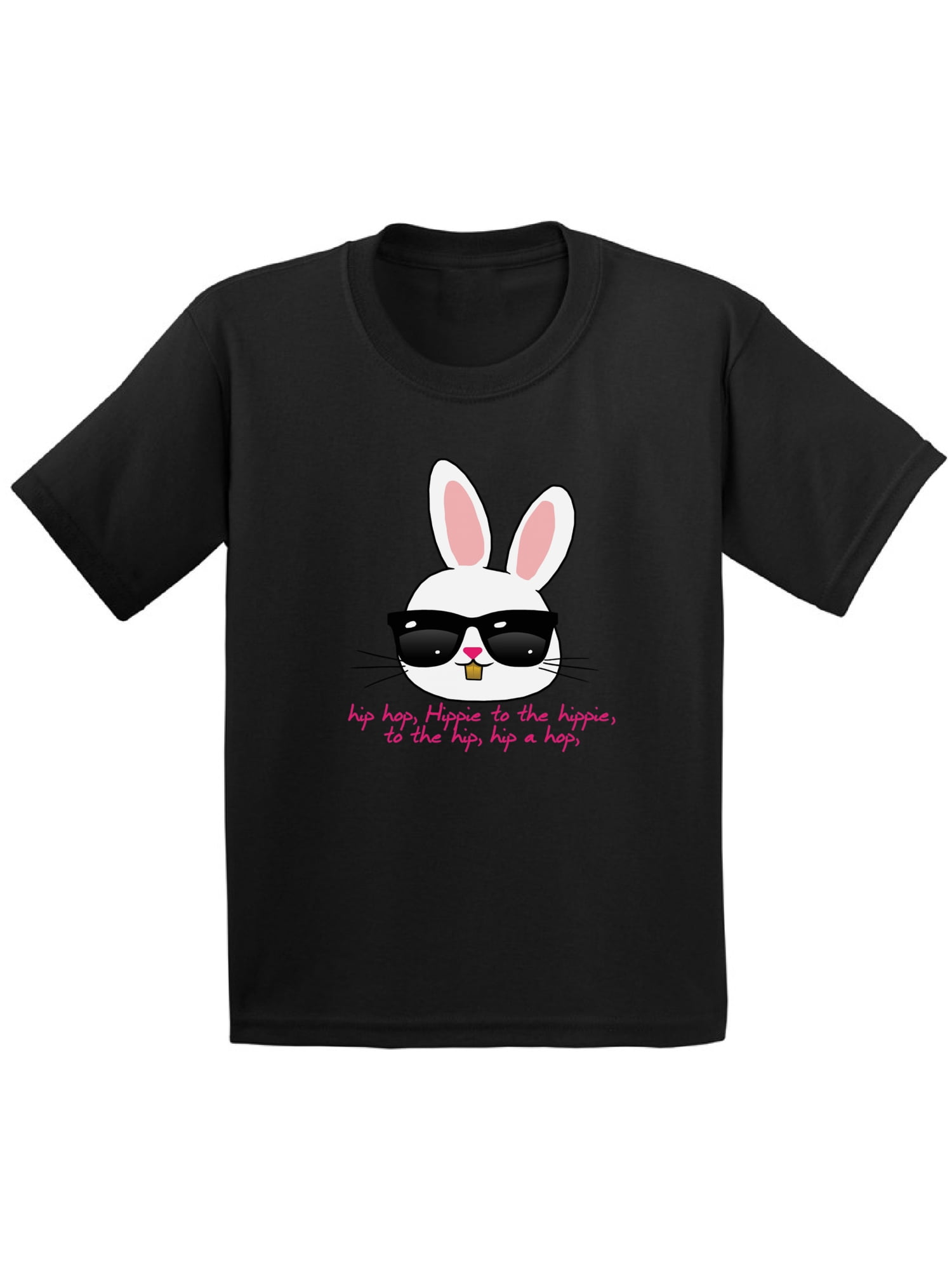 Awkward Styles Hip Hop Easter Bunny Toddler Shirt Easter Holiday Tshirt