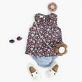thumbnail image 2 of LUOGENLI Little Girls Outfits 7/8 Toddler Kids Baby Girls Sleeveless T Shirt Tops Skirts Princess Outfits Clothes Set 4th of July Outfits for Toddler Girls and Mom 12-24 Months, 2 of 9