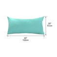 thumbnail image 4 of PiccoCasa 300 Thread Count King+ Size Pillow Cases Covers Light Blue Set of 2, 4 of 4