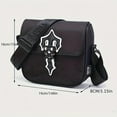 thumbnail image 4 of Blvck Trapstar Croix Chromée Off White Mode Urbaine Designer Schouder Crossbody Punk Rock Goth Y2K Étiquette Blanche Rétro, 4 of 5