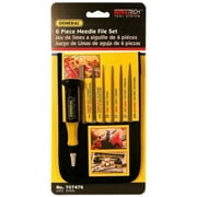 General Tools 707476 6-Piece Swiss Pattern Needle File Set