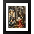 thumbnail image 2 of Jan Gossaert 19x24 Black Modern Framed Museum Art Print Titled - St. Luke Painting the Madonna (1520), 2 of 5