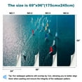 thumbnail image 3 of Peel and Stick Wallpaper Waterproof Aerial view sailing race international sailing race sailing race Wall Mural Decor Self Adhesive and Removable 69in x 98in, 3 of 8