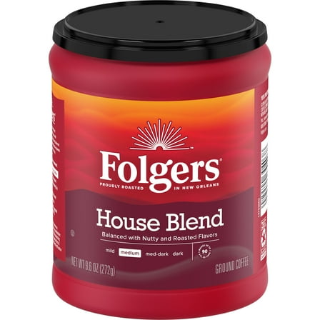 FOLGERS 9.6 OUNCE HOUSE BLEND