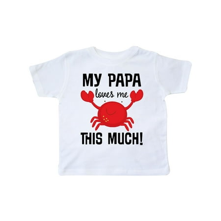

Inktastic My Papa Loves Me gift Gift Toddler Boy or Toddler Girl T-Shirt
