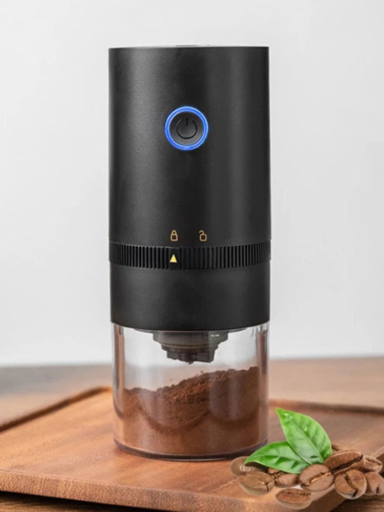 Portable Electric Burr Coffee Grinder USB Rechargeable Small