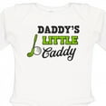 thumbnail image 4 of Inktastic Daddy's Little Caddy with Golf Club and Ball Boys or Girls Long Sleeve Baby Bodysuit, 4 of 5