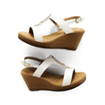 thumbnail image 3 of Sandalia Plataforma alta Mujer Flexi Piel 100713 Blanco Flexi Piel, 3 of 4